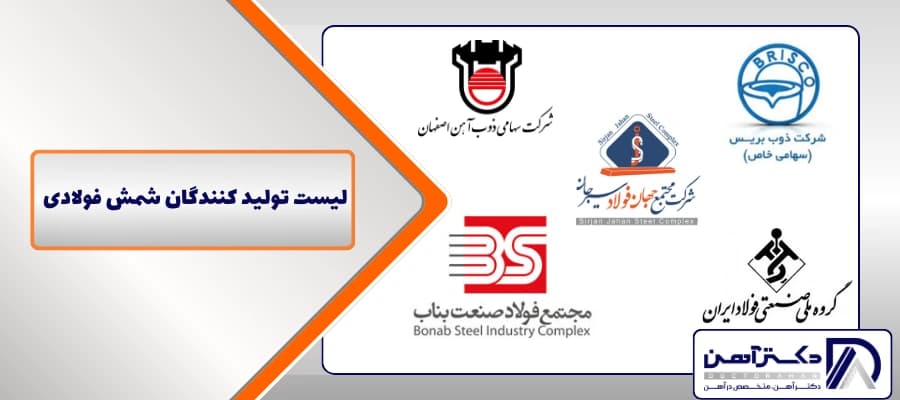 لیست تولیدکنندگان شمش فولادی در ایران [14 کارخانه تولید شمش آهن]